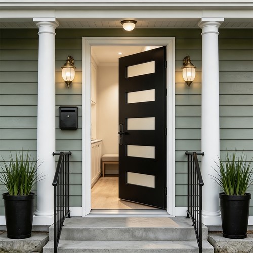 X80 black fiberglass - 36''x80''black,