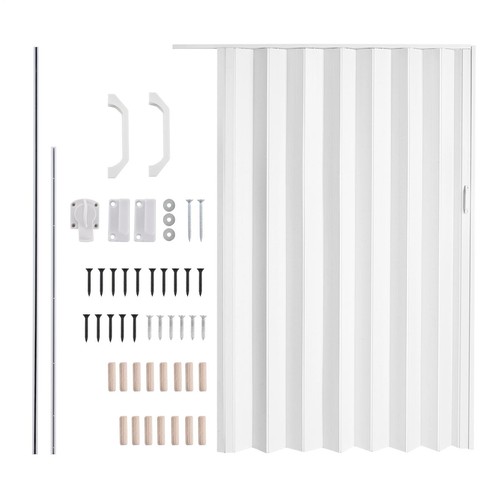 60x80in white pvc accordion - 60x80in,