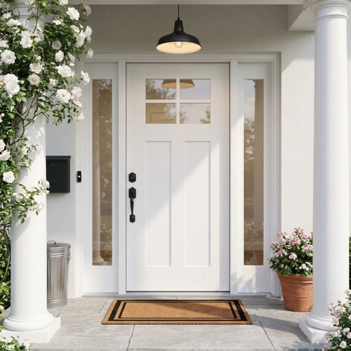 36x80 white fiberglass - white,