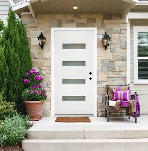 36x80 white fiberglass - white,