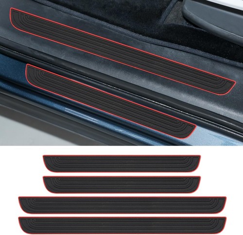 Door rubber scuff sill cover - rubber,