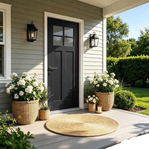X80 fiberglass front door - 36"x80",