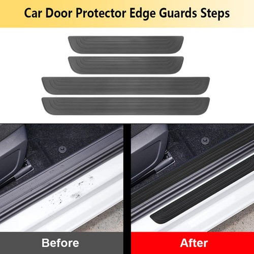 4pcs rubber car door scuff - rubber,