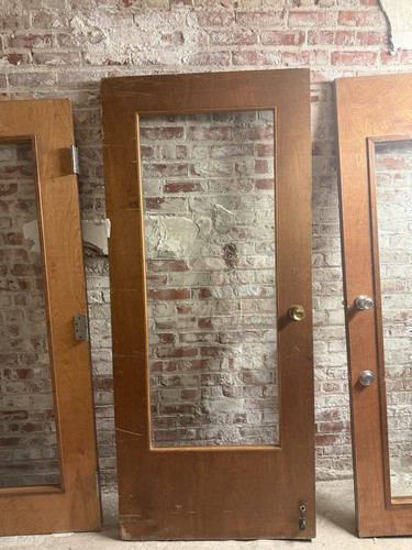 36x80 wood full lite - 36x80, clear