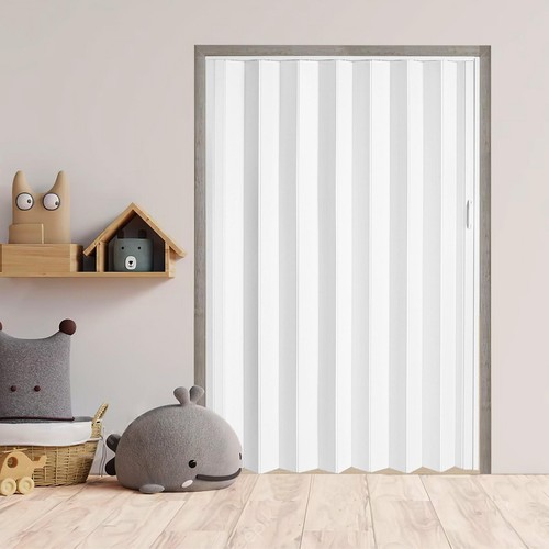 Pvc accordion door with - door,