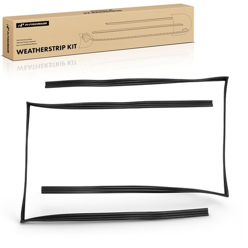 4pcs front door glass - front, weather